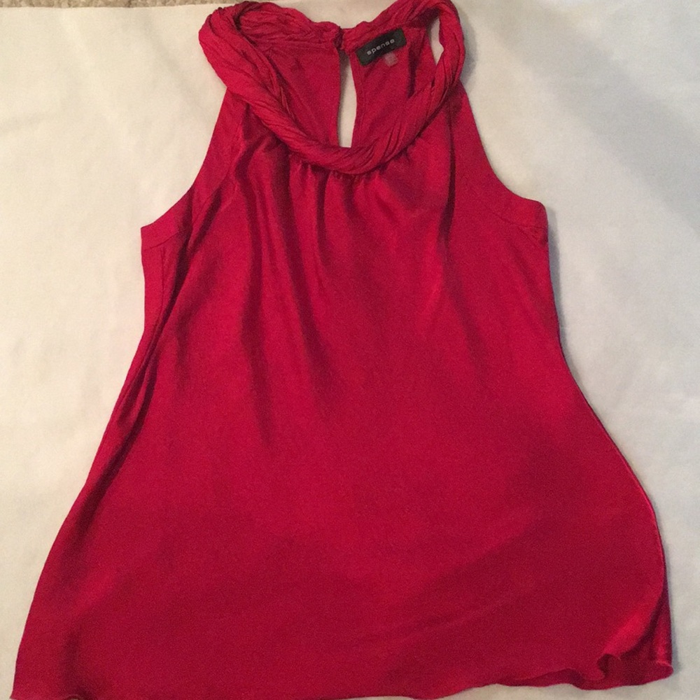 Red dress top